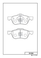 Mk торм.колодки пер. nissan primera p11 99.06-01.12