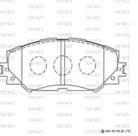 Колодки тормозные FR TOYOTA COROLLA 06- LHD