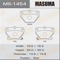 Колодки тормозные дисковые MS1454 от компании MASUMA