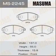 Колодки тормозные дисковые MS2245 от компании MASUMA