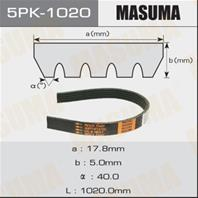 Ремень ручейковый Masuma 5PK-1020