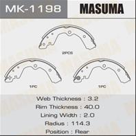 Барабанные тормозные колодки MK1198 от компании MASUMA