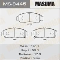 Колодки тормозные дисковые передние MS8445 от производителя MASUMA