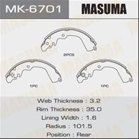 Барабанные тормозные колодки MK6701 от производителя MASUMA