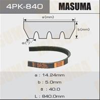 Ремень ручейковый masuma 4pk 840