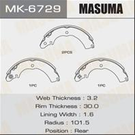 Барабанные тормозные колодки MK6729 от компании MASUMA