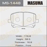 Колодки тормозные дисковые MS1448 от фирмы MASUMA