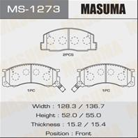 Колодки тормозные дисковые MS1273 от компании MASUMA