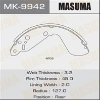 Барабанные тормозные колодки MK9942 от производителя MASUMA