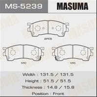 Колодки тормозные дисковые MS5239 от компании MASUMA