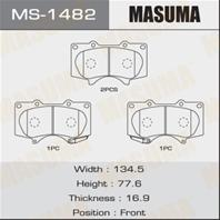 Колодки тормозные дисковые передние MS1482 от фирмы MASUMA