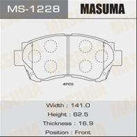 Колодки тормозные дисковые передние MS1228 от фирмы MASUMA