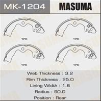 Барабанные тормозные колодки MK1204 от фирмы MASUMA