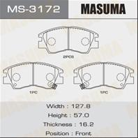 Колодки тормозные дисковые MS3172 от компании MASUMA