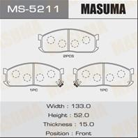 Колодки тормозные дисковые MS5211 от фирмы MASUMA