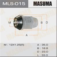 Masuma mls-015 гайка 12x1.25 под ключ 19