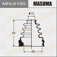 Привода пыльник Masuma Силикон MF-2120