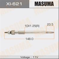 Свеча накаливания XI621 от фирмы MASUMA