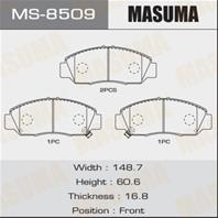 Колодки тормозные дисковые MS8509 от фирмы MASUMA