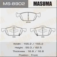 Колодки тормозные дисковые MS8902 от фирмы MASUMA