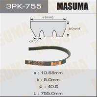 Ремень ручейковый Masuma 3PK- 755