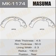 Барабанные тормозные колодки MK1174 от производителя MASUMA