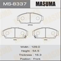 Колодки тормозные дисковые MS8337 от производителя MASUMA