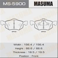 Колодки тормозные дисковые MS5900 от фирмы MASUMA