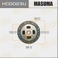 Диск сцепления Masuma 212*150*24*26.0 (1/10)