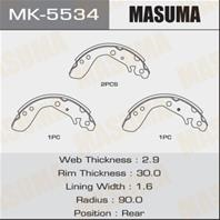 Барабанные тормозные колодки MK5534 от компании MASUMA