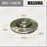 Диск тормозной Masuma (уп. 2 шт)