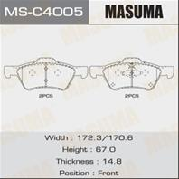 Колодки тормозные дисковые MSC4005 от компании MASUMA