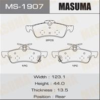 Колодки тормозные дисковые MS1907 от компании MASUMA