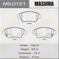 Колодки тормозные дисковые MS0121 от компании MASUMA