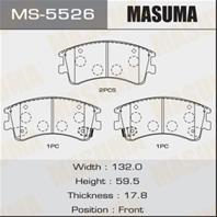 Колодки тормозные дисковые MS5526 от производителя MASUMA