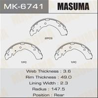 Барабанные тормозные колодки MK6741 от производителя MASUMA