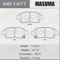 Колодки тормозные дисковые MS1471 от фирмы MASUMA