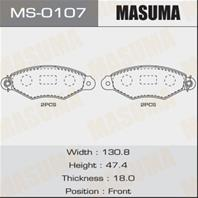 Колодки тормозные дисковые MS0107 от фирмы MASUMA