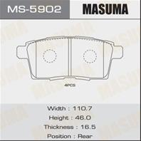 Колодки тормозные дисковые MS5902 от фирмы MASUMA