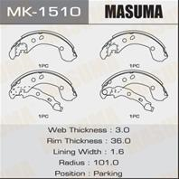 Барабанные тормозные колодки MK1510 от компании MASUMA