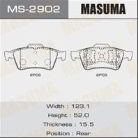 Колодки тормозные дисковые MS2902 от фирмы MASUMA