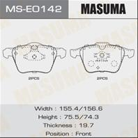 Колодки дисковые MASUMA, AN-4609K, P86018 front (1/6)