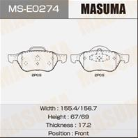 Колодки дисковые MASUMA, AN-4662K, P68048 front (1/6)