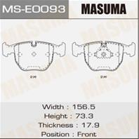 Колодки дисковые MASUMA, AN-4349K, P06021 front (1/6)