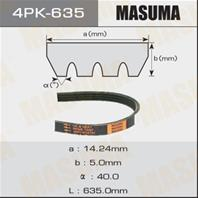 Ремень ручейковый Masuma 4PK- 635