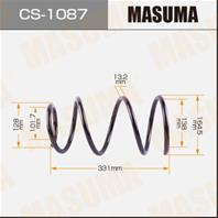 Пружина подвески masuma cs-1087 front prius, corolla / nhw20, nde120l