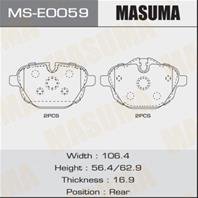 Колодки зад.BMW 5 (F10,F11,G30,G31), 7 (G11,G12), X3, X4, X5