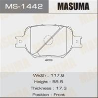 Колодки тормозные дисковые MS1442 от компании MASUMA