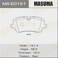 Колодки дисковые MASUMA, AN-7092K, P44021 rear (1/12)