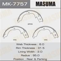 Барабанные тормозные колодки MK7757 от фирмы MASUMA